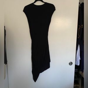 Helmut Lang Asymmetrical Jersey Dress